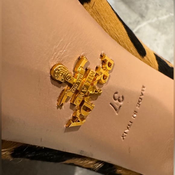 Prada Leopard Suede Platform Pumps Size 7 - Picture 4 of 8